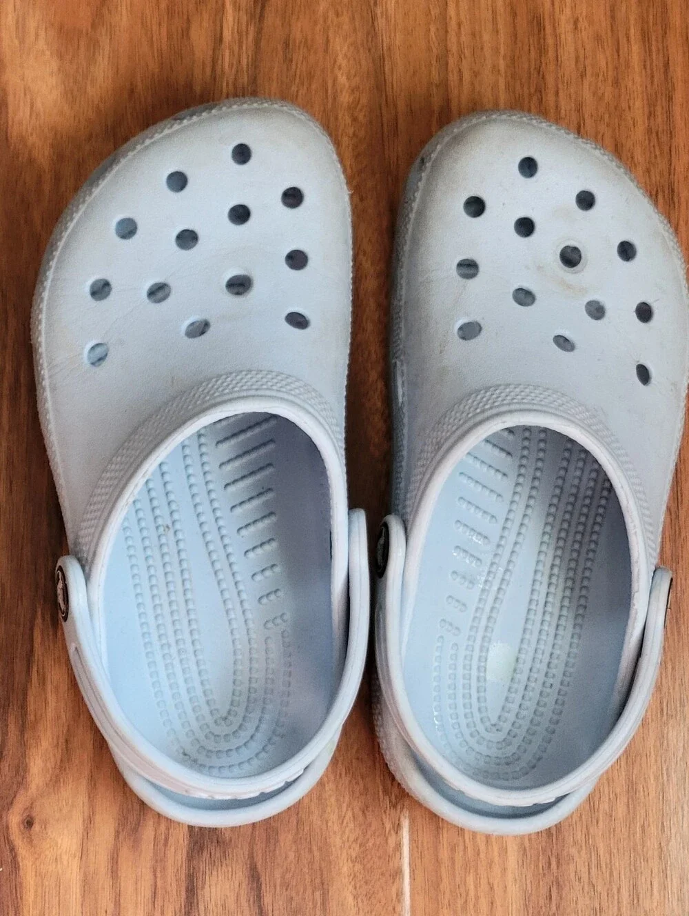 CROCS Kids Light Blue Slip-On Clogs